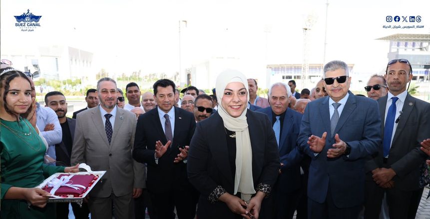 افتتاح صالة سارة سمير الدولية للألعاب الأولمبية بالإسماعيلية