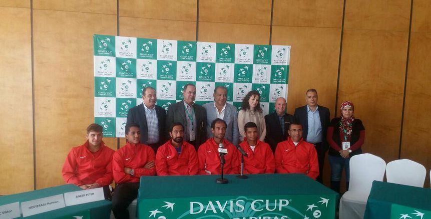 فراعنة التنس جاهزون لمواجهة النرويج في كاس ديفيز بشرم الشيخ غدا