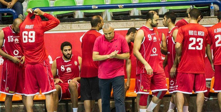 سلة الأهلي رجال يخوض مرانه الأخير قبل مواجهة الزمالك