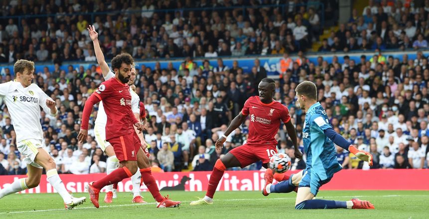 محمد صلاح يصل للهدف رقم 100 بالتسجيل في شباك ليدز «فيديو»