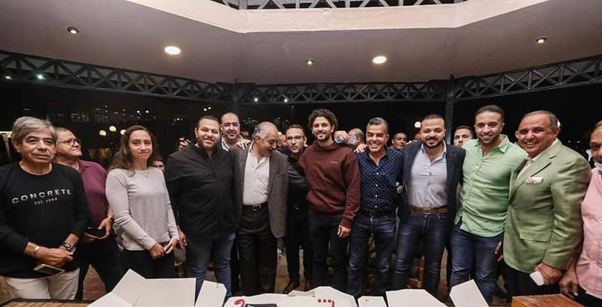 قائمة الخطيب تحتفل بعيد ميلاد العامري فاروق (صور)