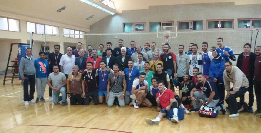 التعليم العالي بطلا لدورى الطائرة في الجامعات المصرية
