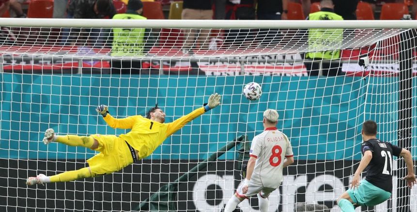 منتخب النمسا يهزم مقدونيا 3-1 في يورو 2020