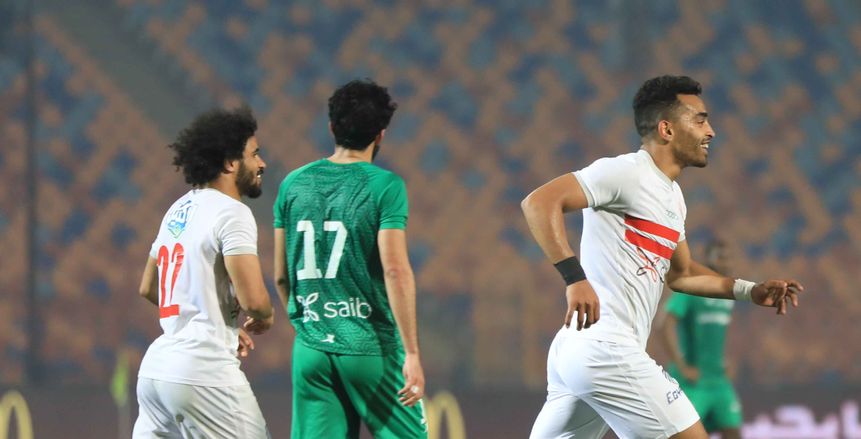 يوسف أوباما يحرز ثاني أهداف الزمالك ضد الاتحاد السكندري «فيديو»