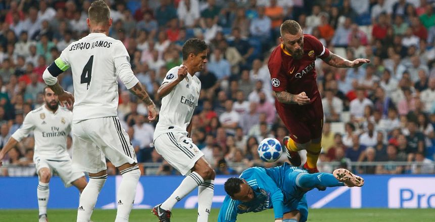 دوري أبطال أوروبا| موعد مباراة روما ضد ريال مدريد والقنوات الناقلة