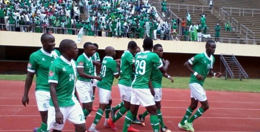 بعثة فيرو فيارو تحتفل بتأهلها لدور الثمانية من داخل ستاد الهلال السوداني