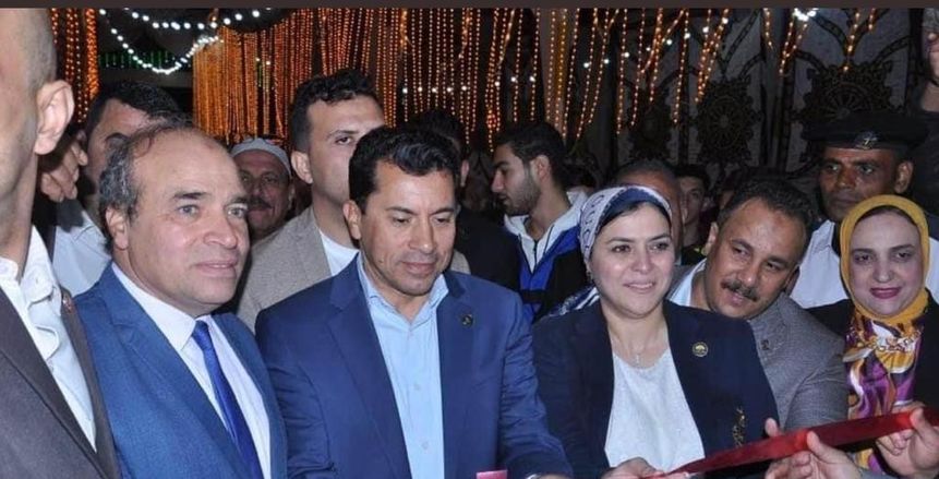 افتتاح ملعب مركز شباب ميت طريف في الدقهلية بحضور وزير الشباب والرياضة