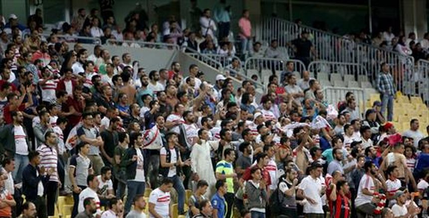 جماهير الزمالك تهتف ضد الأهلي في لقاء دجلة