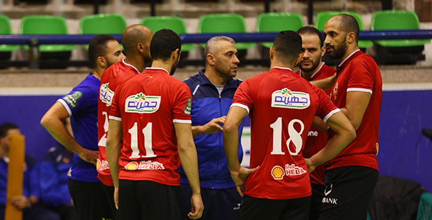 دعم روسي لفريق الكرة الطائرة بالأهلي