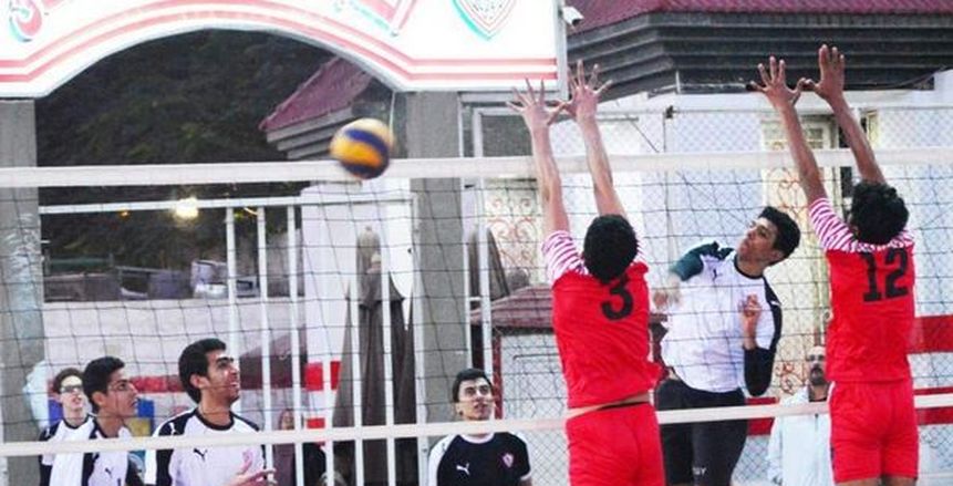 شباب الزمالك يفوز على بلدية المحلة ببطولة الجمهورية للطائرة