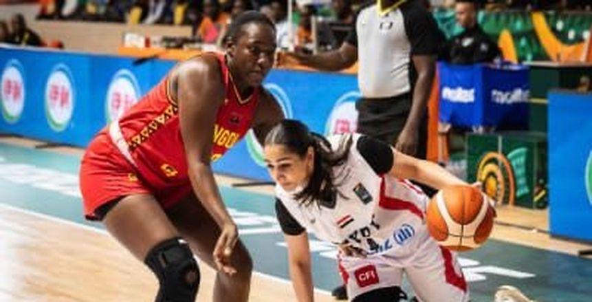 منتخب السيدات يهزم أنجولا في بطولة أفريقيا لكرة السلة