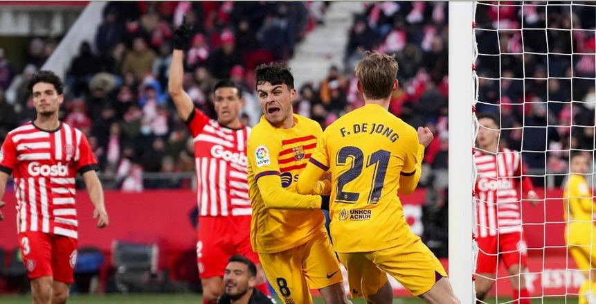 بيدري يقود برشلونة لفوز صعب على جيرونا في الدوري الإسباني