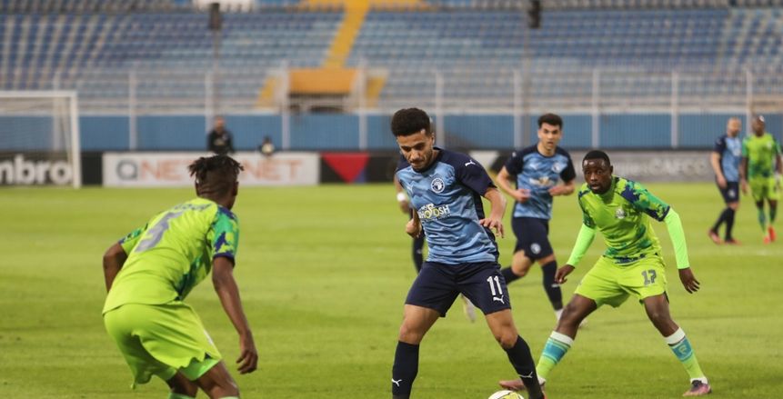 مارومو جالانتس يتقدم على بيراميدز بهدف في الشوط الأول بالكونفدرالية