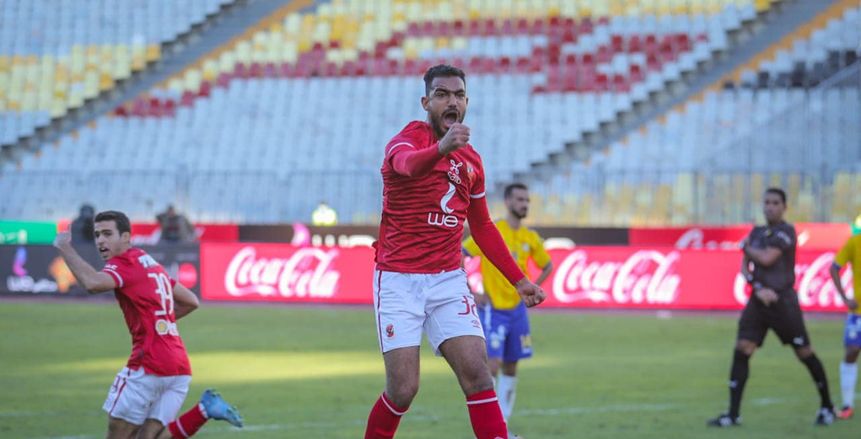 أحمد سيد غريب يهدر فرصة الهدف الأول للأهلي أمام الاتحاد السكندري