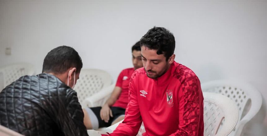 رابيد تيسيت وتطعيمات للاعبي الأهلي قبل مواجهتي غزل المحلة وبطل النيجر