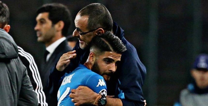 مهاجم نابولي يتمنى التوفيق اـ«ساري» في تدريب تشيلسي