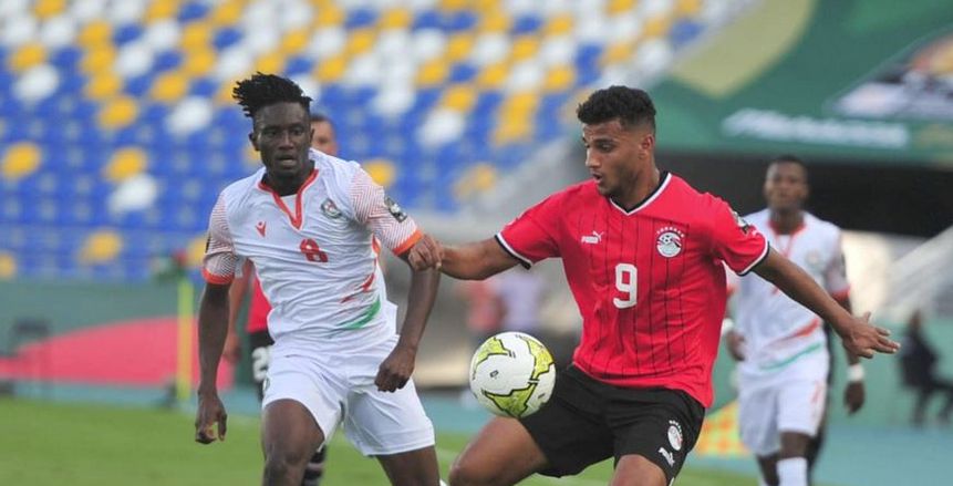 شوط أول سلبي بين منتخب مصر الأولمبي والجابون في أمم أفريقيا تحت 23 سنة