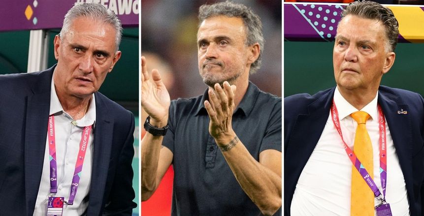 كأس العالم 2022 ينهي رحلة 9 مدربين..صدمة تيتي واعتزال فان خال