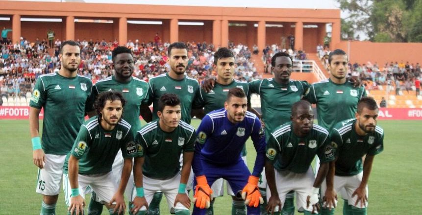 المصري يرتدي الأخضر والابيض في مواجهة نهضة بركان