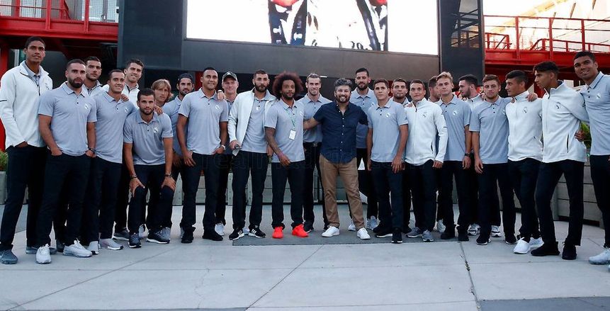 بالصور| ريال مدريد يزور مقر "فيس بوك"