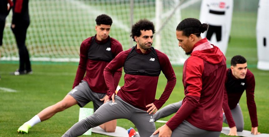 بالصور| الجدية تُسيطر على محمد صلاح استعدادًا لمواجهة بايرن ميونيخ