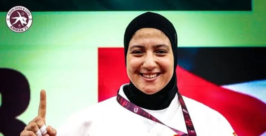 صفا سليمان تحصد ذهبية بطولة آسيا المفتوحة للجودو.. ووزير الرياضة يهنئ