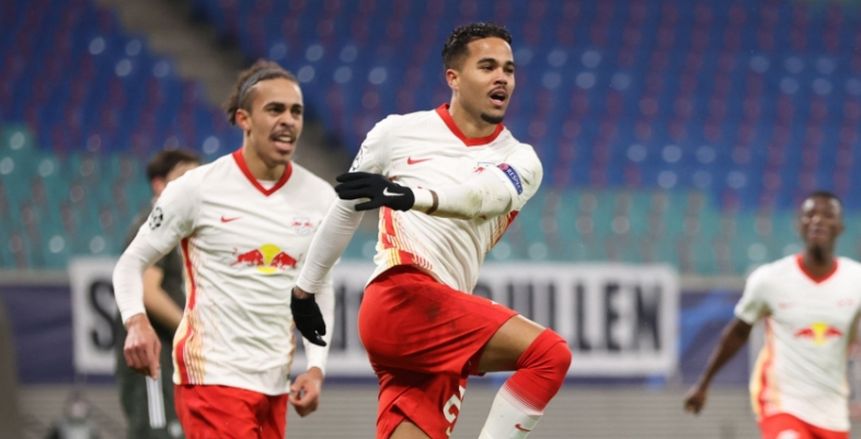لايبزيج يسقط مانشستر يونايتد بثلاثية ويرسله إلى الدوري الأوروبي..فيديو