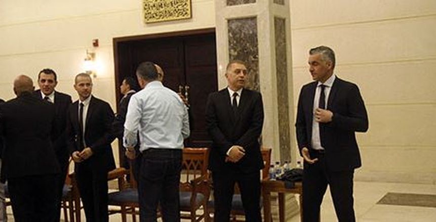 بالصور| طنطاوي ونجلا مبارك وحسن حمدي في عزاء سمير زاهر