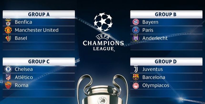 بالصور| مواعيد أقوى مواجهات دور المجموعات لدوري أبطال أوروبا