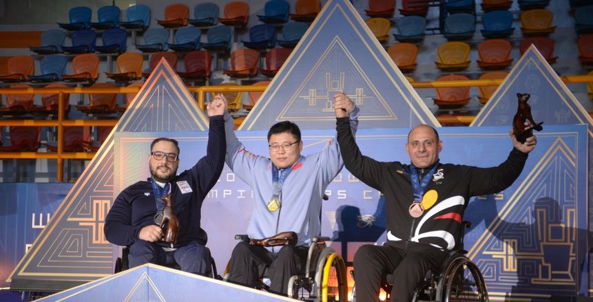 نتائج اليوم الثاني لمنافسات الكبار ببطولة العالم لرفع الأثقال البارالمبي بالعاصمة الإدارية