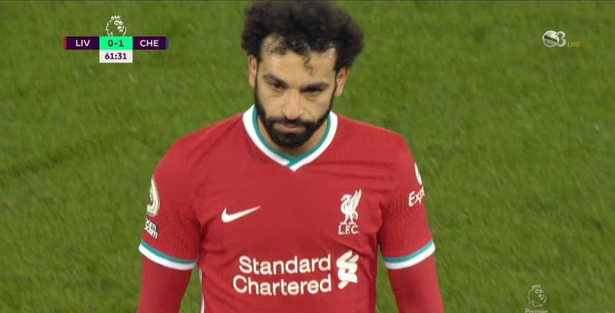 غضب محمد صلاح عقب استبداله أمام تشيلسي