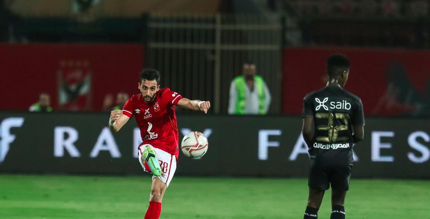 كريم فؤاد يهدر فرصة هدف محقق للأهلي أمام الداخلية في الدوري