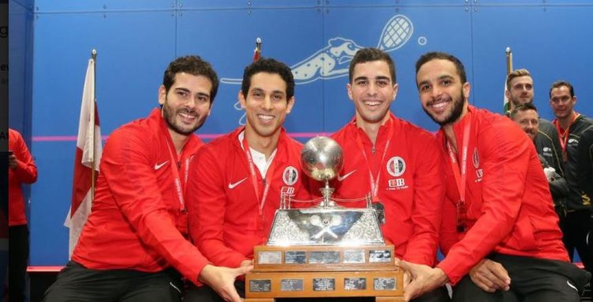 منتخب الإسكواش بطل العالم للمرة الخامسة في تاريخه