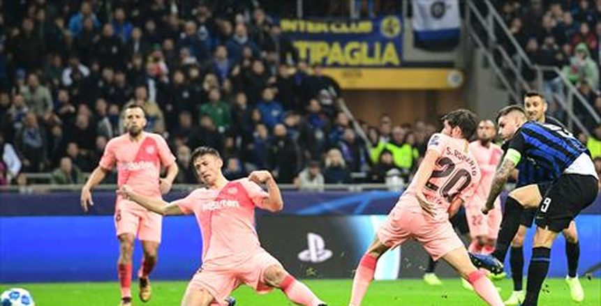 بالفيديو| التعادل الإيجابي يحسم قمة برشلونة وإنتر بدوري الأبطال
