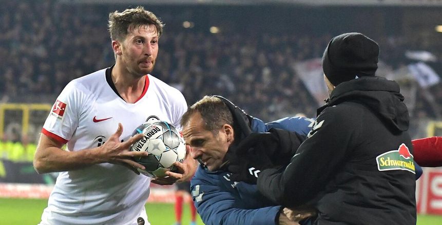 إيقاف لاعب فرانكفورت لنهاية 2019 بعد الاعتداء على مدرب فرايبورج
