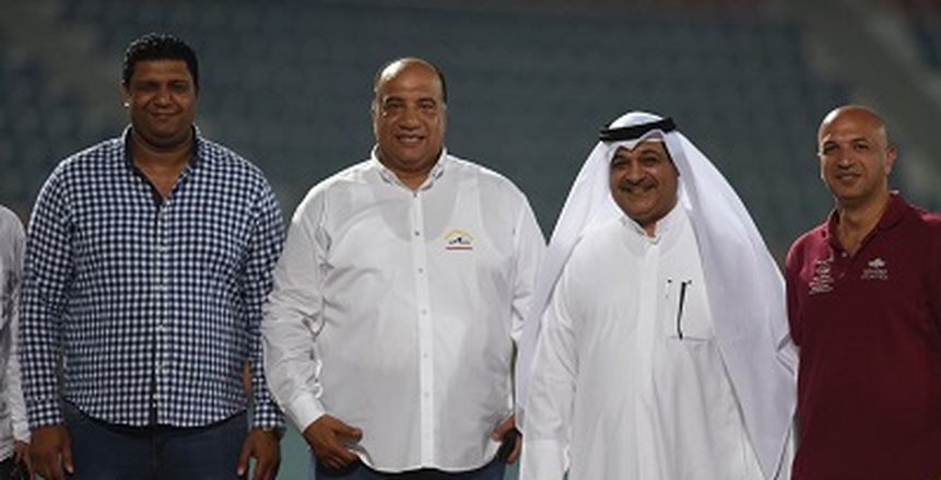رئيس نادى النصر الكويتى يزور تدريبات الاتحاد السكندري