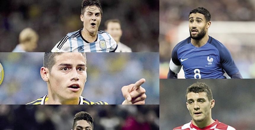 5 لاعبين من نجوم الصف الأول للجلوس على «الدكة» فى روسيا 2018