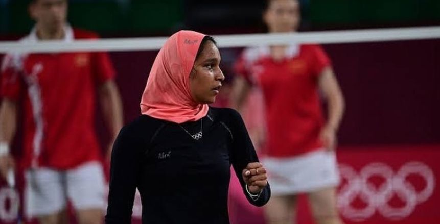 ضحى هاني تتوج ببرونزية الريشة الطائرة بدورة ألعاب البحر المتوسط
