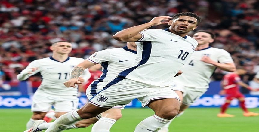 منتخب إنجلترا يتقدم على صربيا بهدف بيلينجهام في الشوط الأول