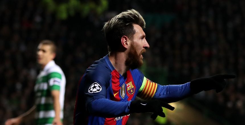 بالفيديو | هدفا ميسي يضعا برشلونة في الصدارة بدوري الأبطال