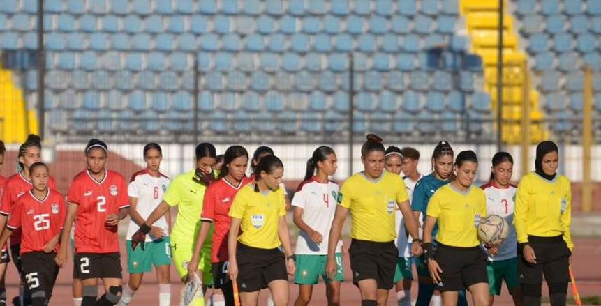 من منتصف الملعب.. لاعبة سيدات مصر تسجل هدفا رائعا أمام المغرب «فيديو»