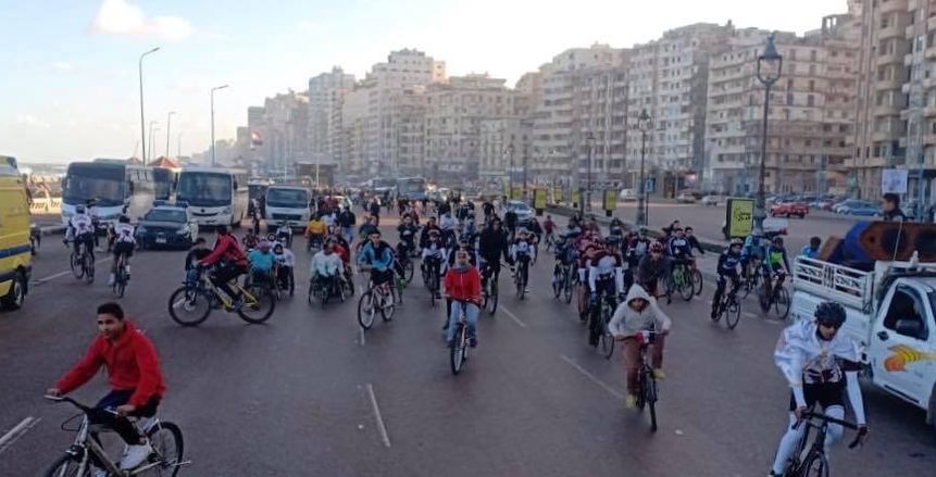 تحت شعار "استفادتنا من أجازتنا".. انطلاق مهرجان الدراجات في الإسكندرية