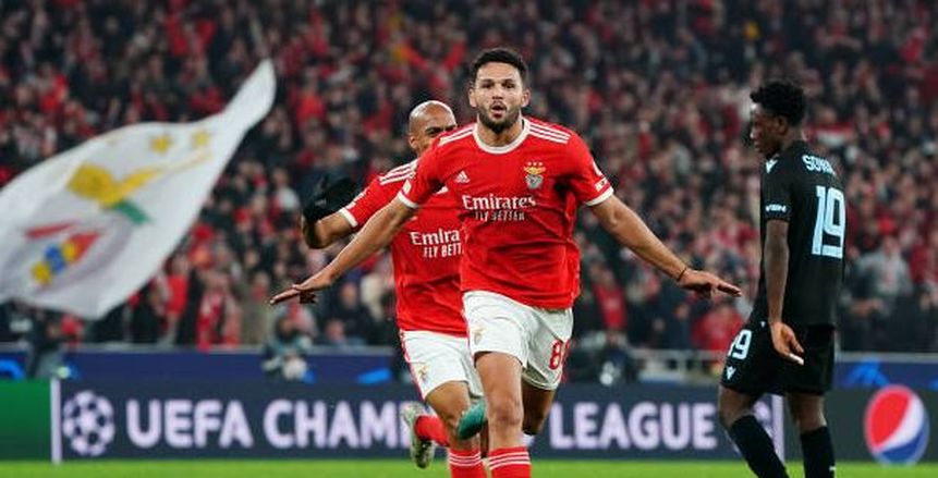 بنفيكا يتأهل لربع نهائي دوري أبطال أوروبا بخماسية في شباك كلوب بروج