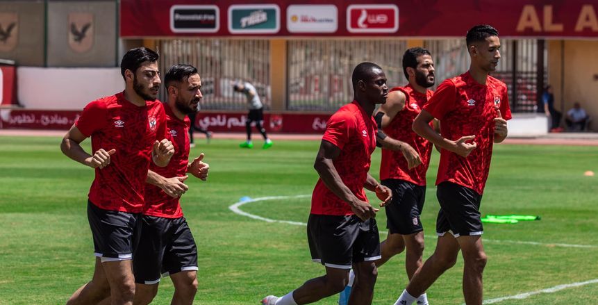 الأهلي يواصل تدريباته استعدادا لمصر المقاصة