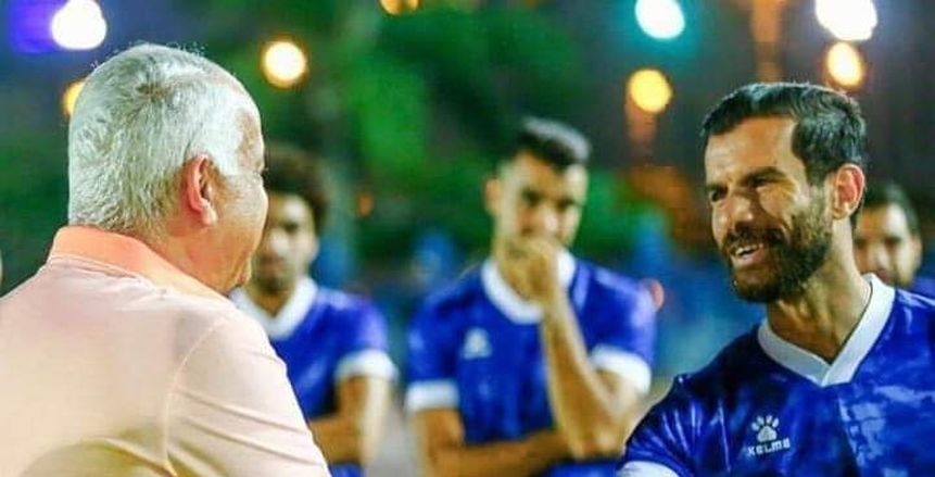 بهاء مجدي يشارك في تدريبات سموحة