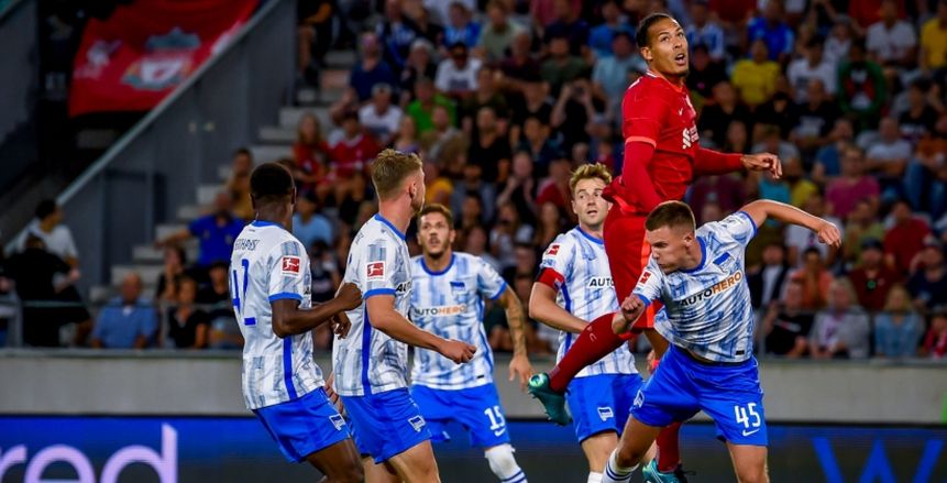 ليفربول يخسر 4-3 أمام هيرتا برلين بمشاركة محمد صلاح وفان دايك «فيديو»