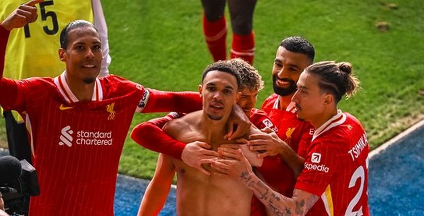 3 نقاط على حصد اللقب.. ليفربول يهزم ليستر سيتي ويقترب من التتويج بالدوري