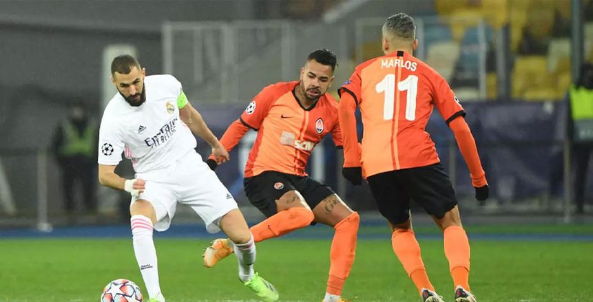 التشكيل الرسمي لمباراة ريال مدريد وشاختار دونيستك في دوري ابطال اوروبا