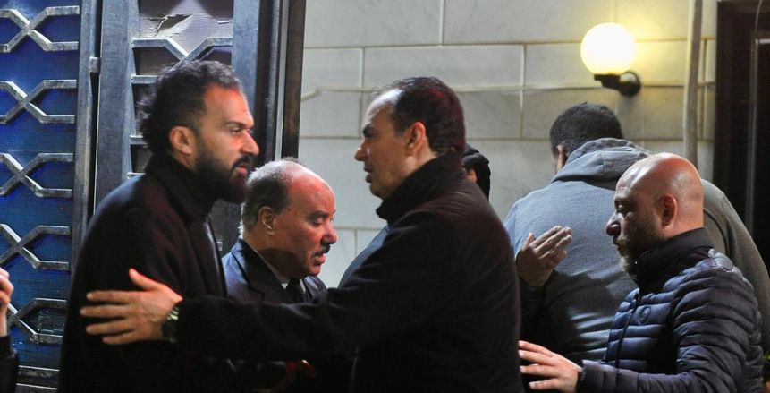 نجوم الكرة يقدمون واجب العزاء في وفاة شقيقة إبراهيم سعيد