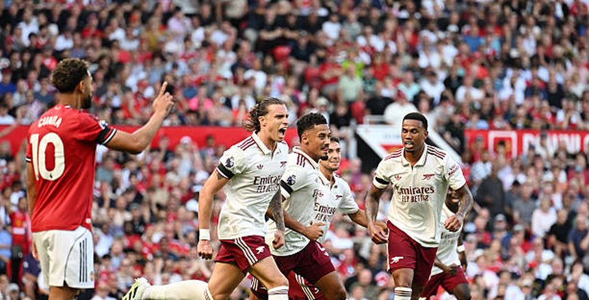 أهداف مباراة مانشستر يونايتد وأرسنال.. كالافيوري يتقدم للجانرز